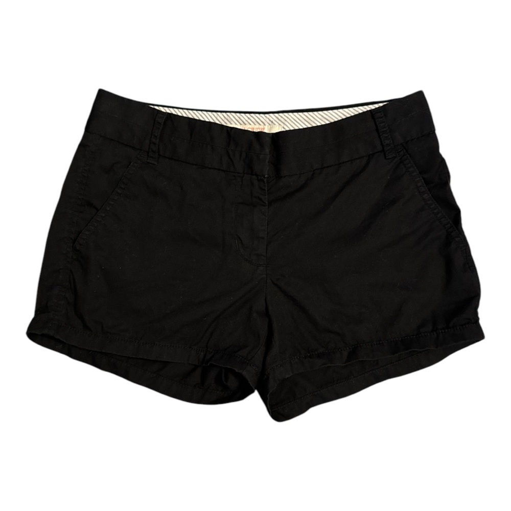 J Crew Black Chino Shorts
